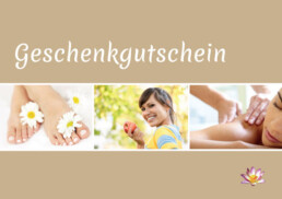 Gutscheinh&uuml;lle f&uuml;r mobile Massagen in der Schweiz